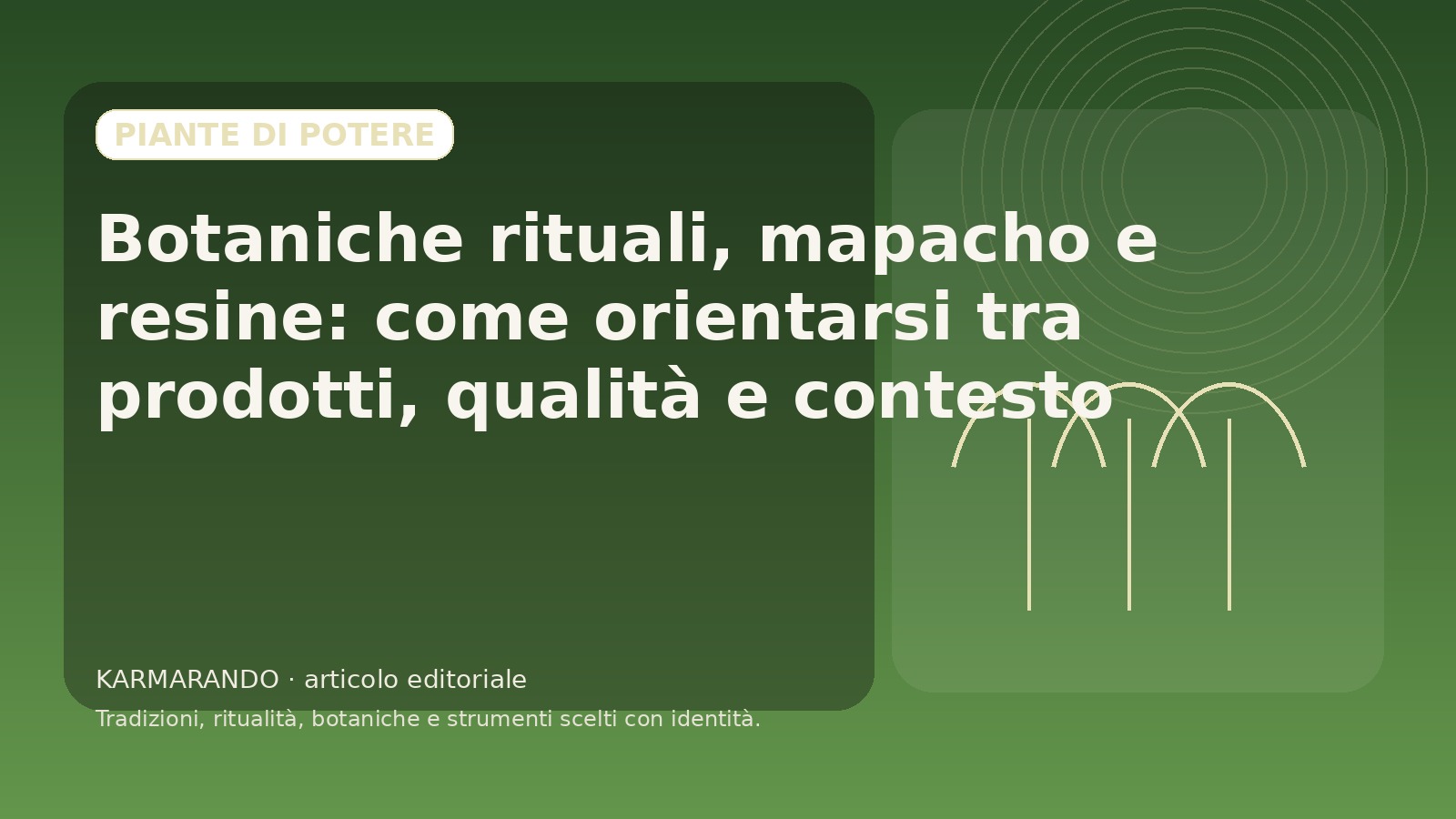 Botânicos rituales, mapa e resinas: como se orientar entre produtos, qualidade e contexto