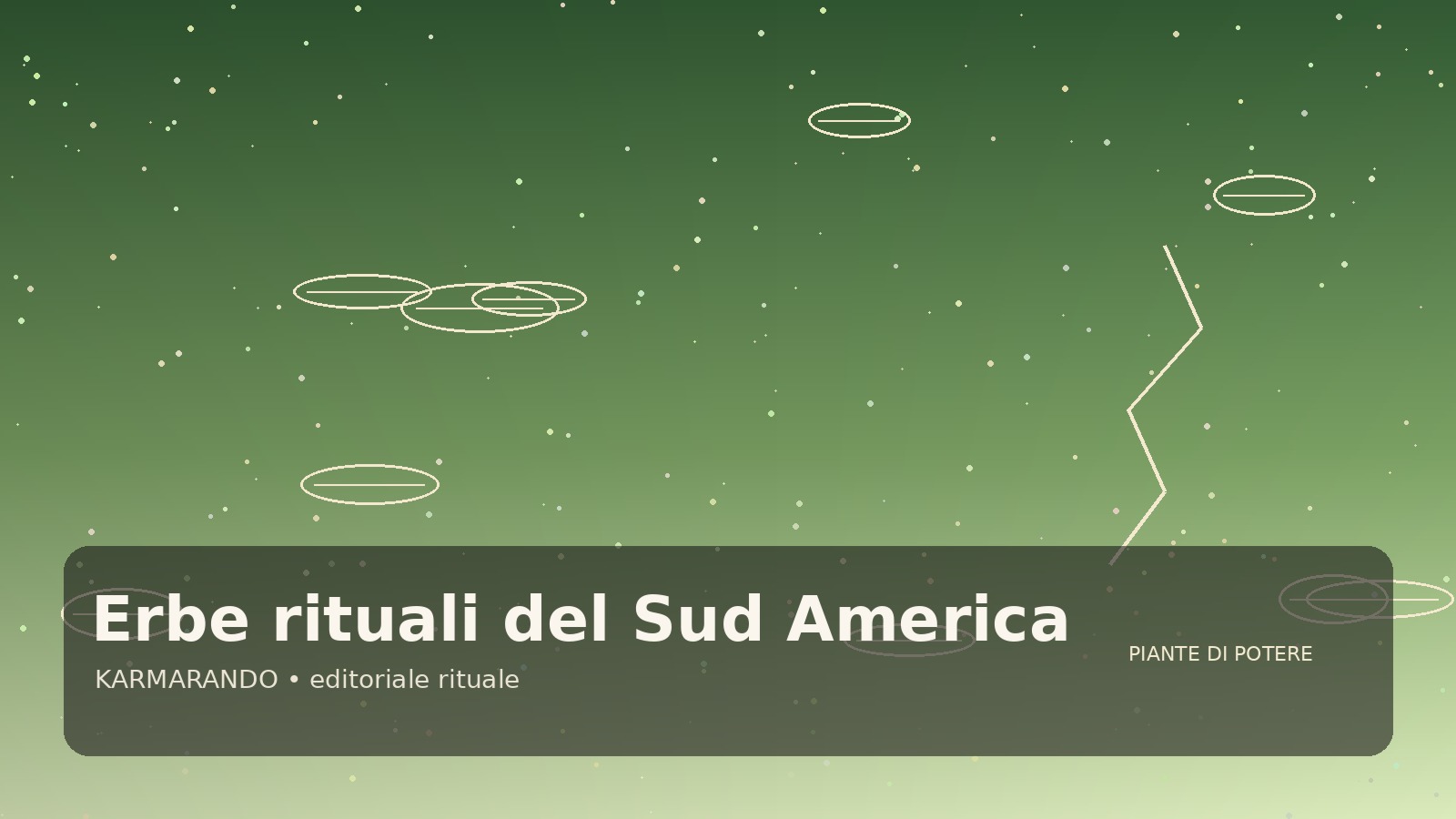 Ervas rituales do Sul América: porque origem, forma e selecção mudam o valor