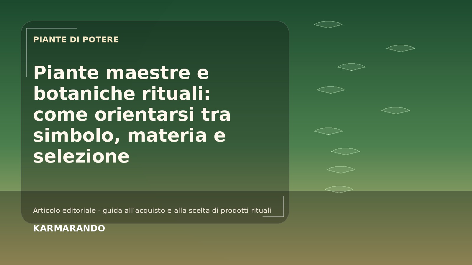 Plantas maestras e botânicas rituales: como se orientar entre símbolo, matéria e seleção