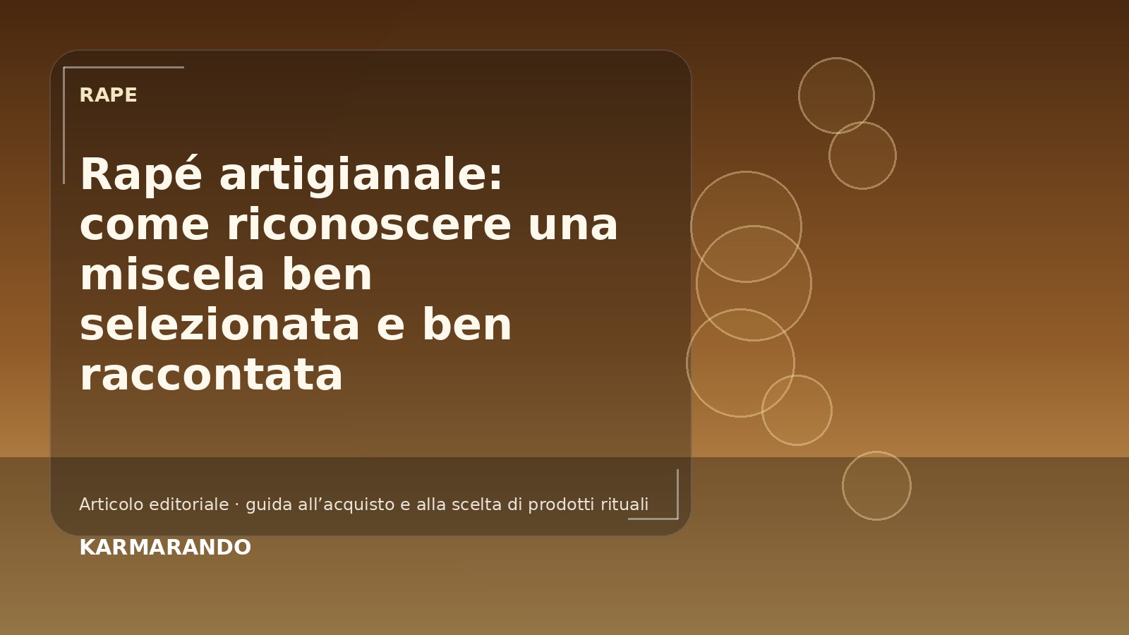 Rapé artesanal: como reconhecer uma mistura bem selecionada e bem contada