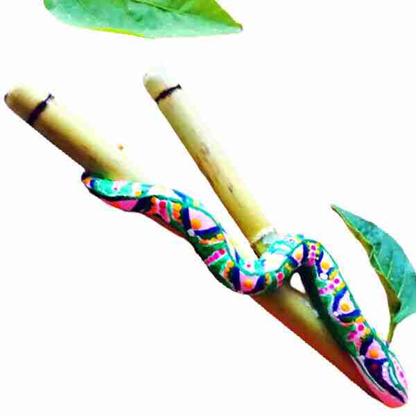 Kuripe Grande Serpente - Mixcolor Primordial De Bambu