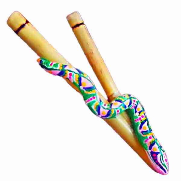 Kuripe Grande Serpente - Mixcolor Primordial De Bambu