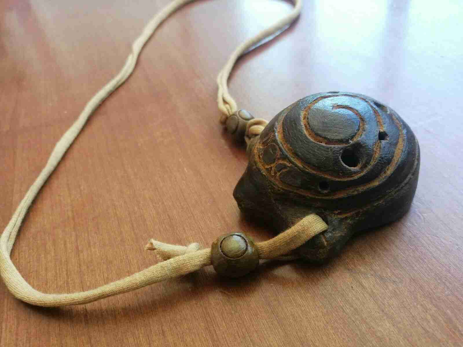 Ocarina Espiral Antiqued